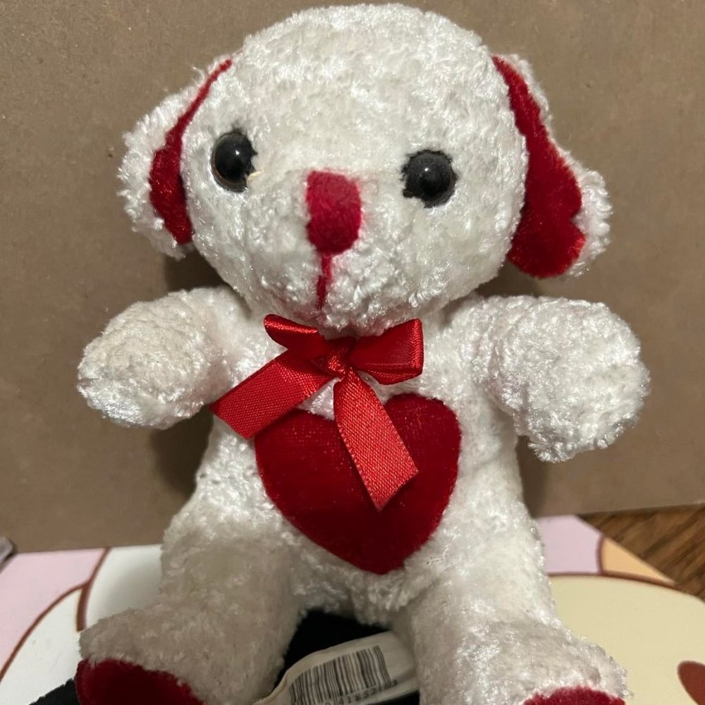 Cute Small Heart Bear Plush
